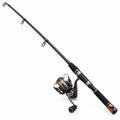 Fishing Rod and Reel Combos - Carbon Fiber Telescopic Fishing Pole - Spinning Reel 12 +1 Shielded Bearings Stainless Steel BB
