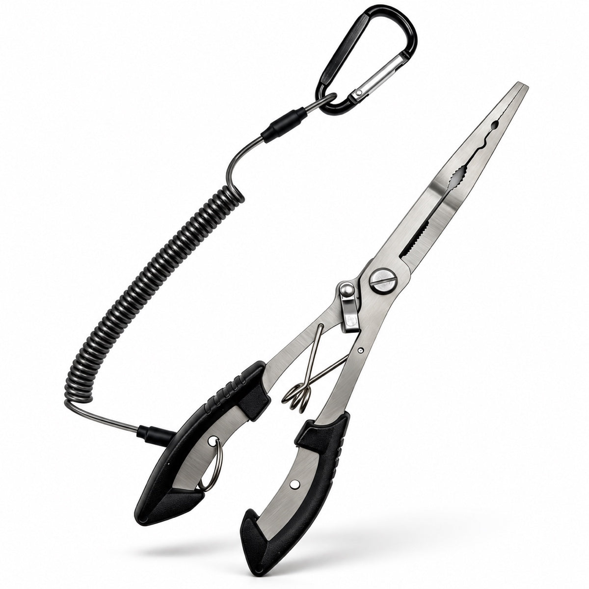 Professional 8.4“ Fishing Plier with Safety Lock and Anti Loss Rope